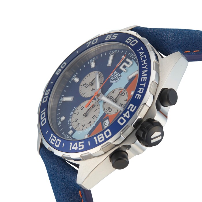 Pre-Owned TAG Heuer Pre-Owned TAG Heuer Formula 1 Gulf Quartz Chronograph Special Edition Mens Watch CAZ101N.FC8243