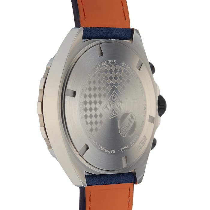 Pre-Owned TAG Heuer Pre-Owned TAG Heuer Formula 1 Gulf Quartz Chronograph Special Edition Mens Watch CAZ101N.FC8243