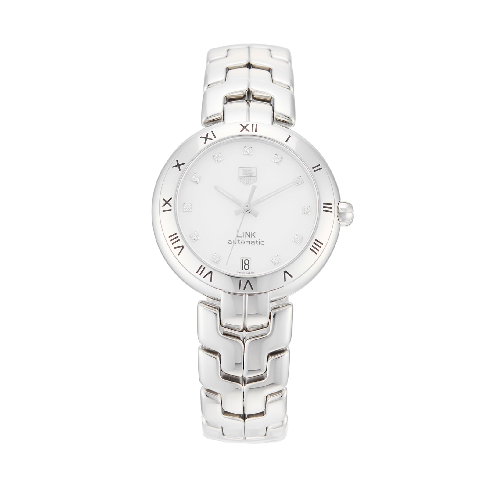 Pre-Owned TAG Heuer Pre-Owned TAG Heuer Link Ladies Watch WAT2315.BA0956 Pre-Owned TAG Heuer Pre-Owned TAG Heuer Link Ladies Watch WAT2315.BA0956
