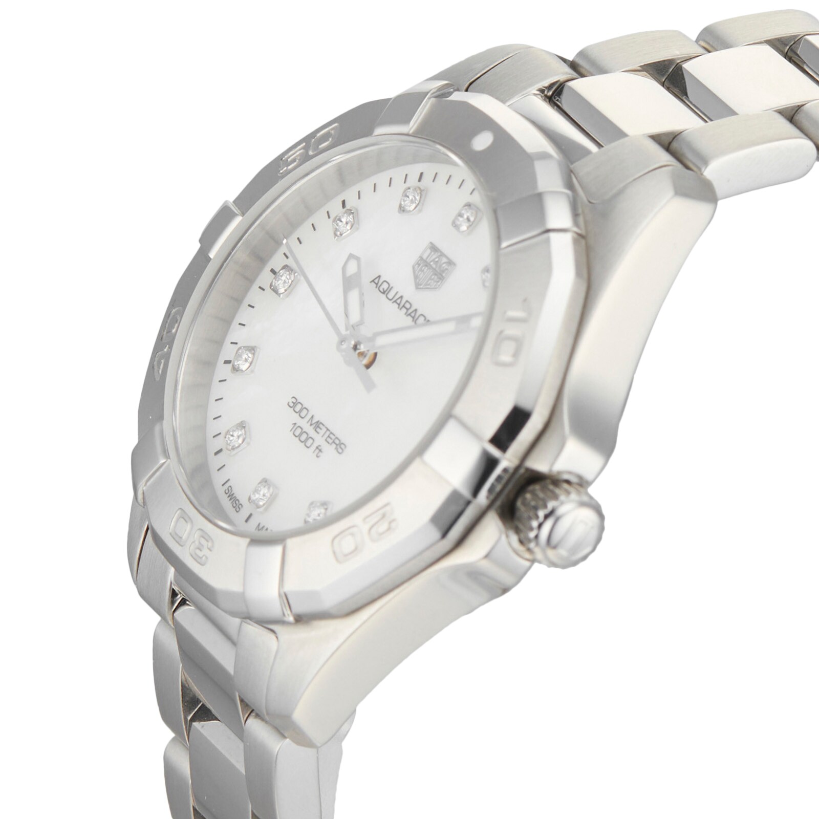 Pre-Owned TAG Heuer Pre-Owned TAG Heuer Aquaracer Ladies Watch WBD1314.BA0740 Pre-Owned TAG Heuer Pre-Owned TAG Heuer Aquaracer Ladies Watch WBD1314.BA0740