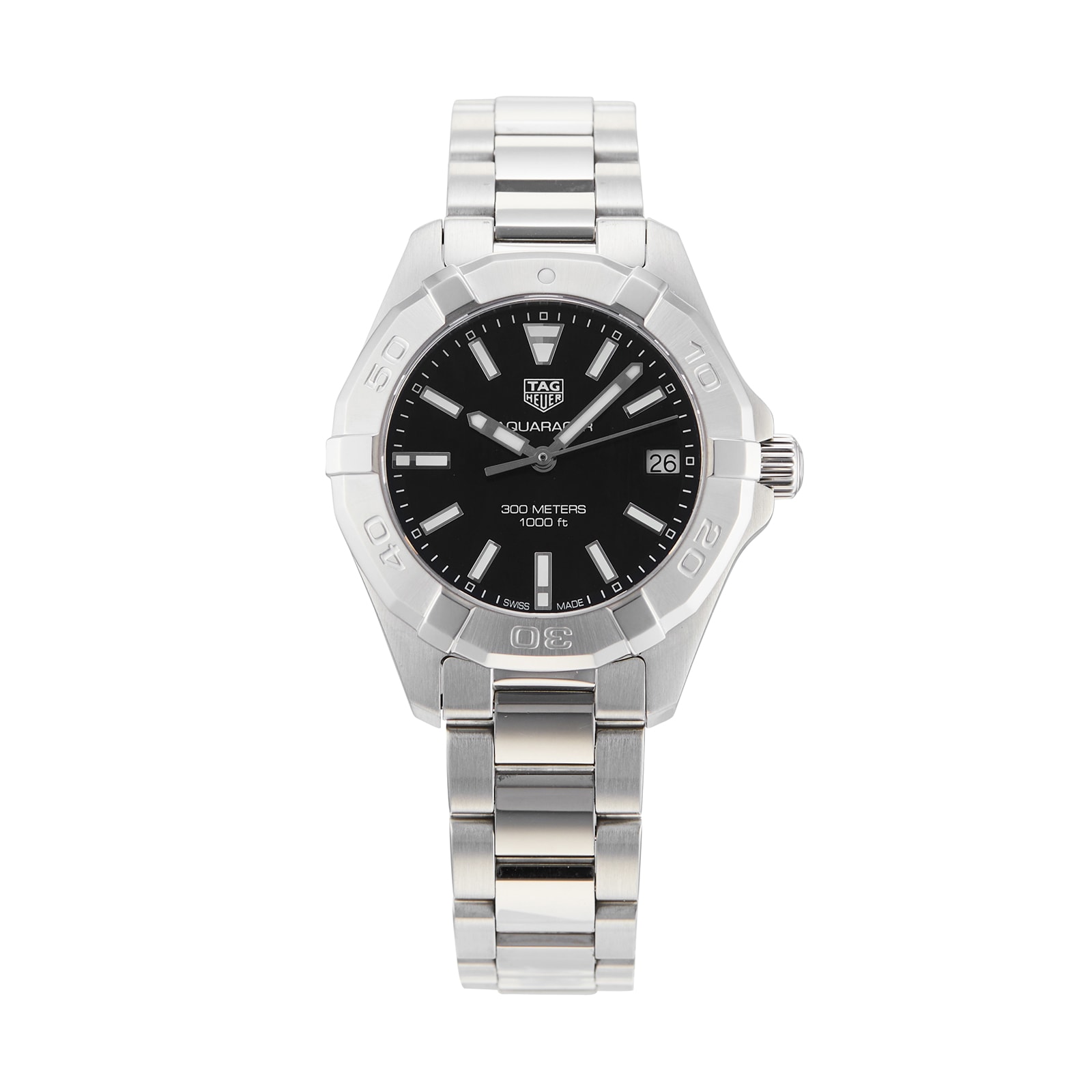 Tag heuer aquaracer shop ladies black face