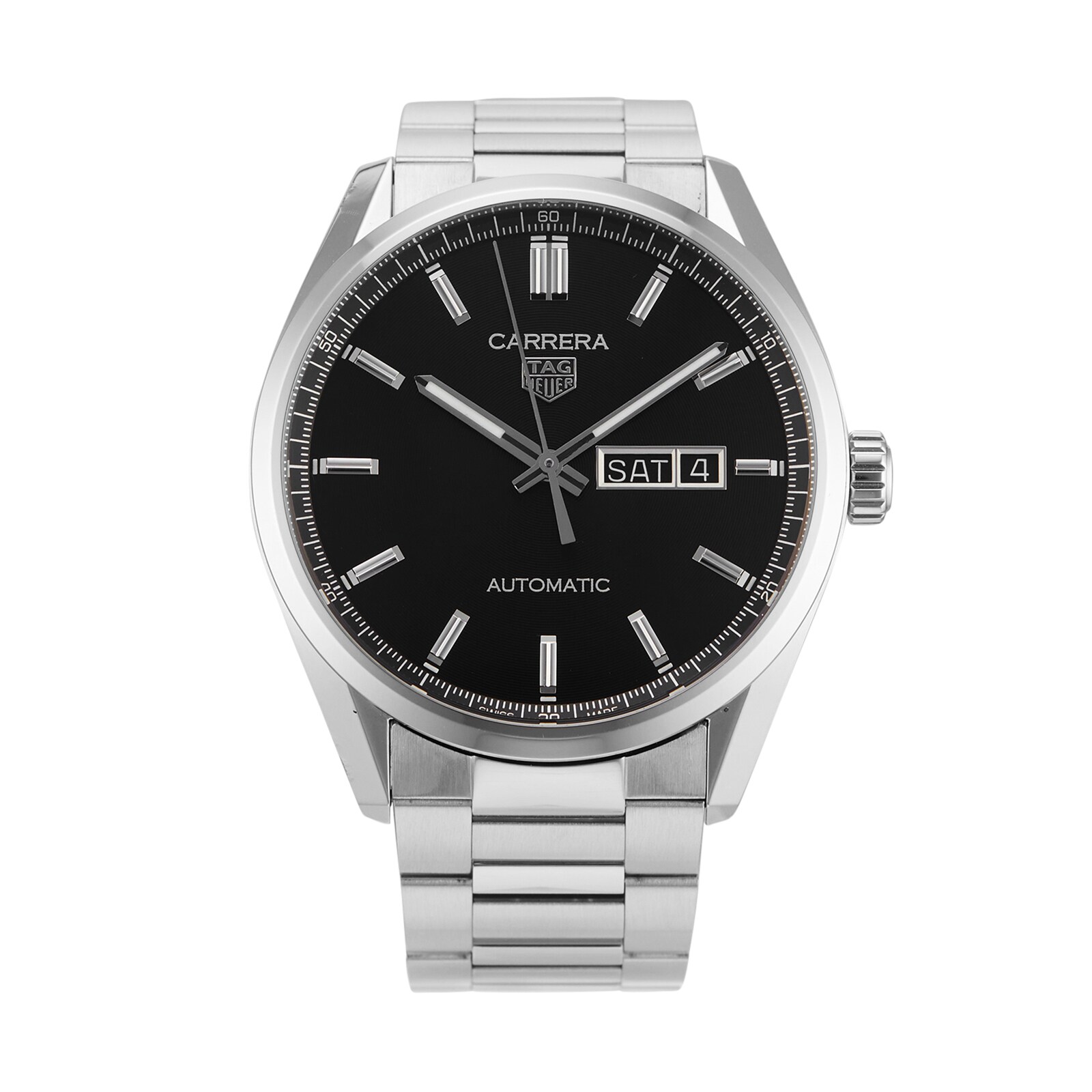 Pre-Owned TAG Heuer Carrera Day-Date Mens Watch WBN2010.BA0640