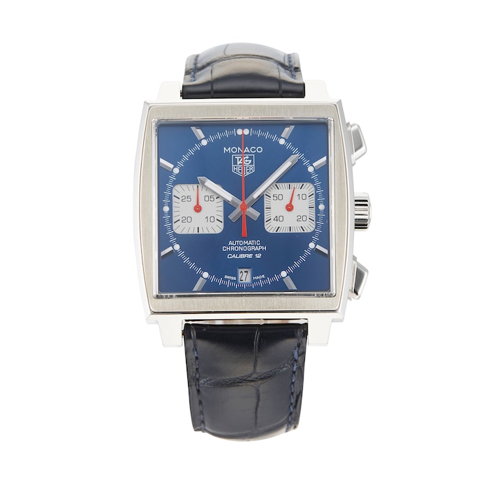 Pre-Owned TAG Heuer Monaco Mens Watch CAW2111.FC6183