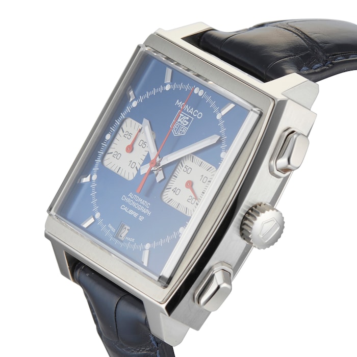 Pre-Owned TAG Heuer Monaco Mens Watch CAW2111.FC6183