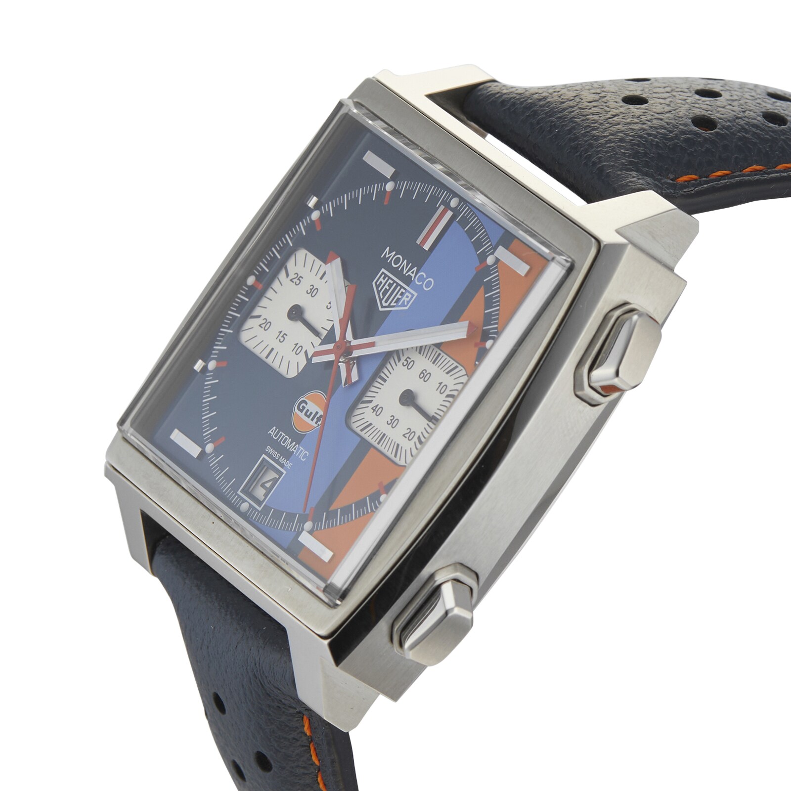 Pre-Owned TAG Heuer Monaco Gulf Special Edition Mens Watch CAW211R.FC6401