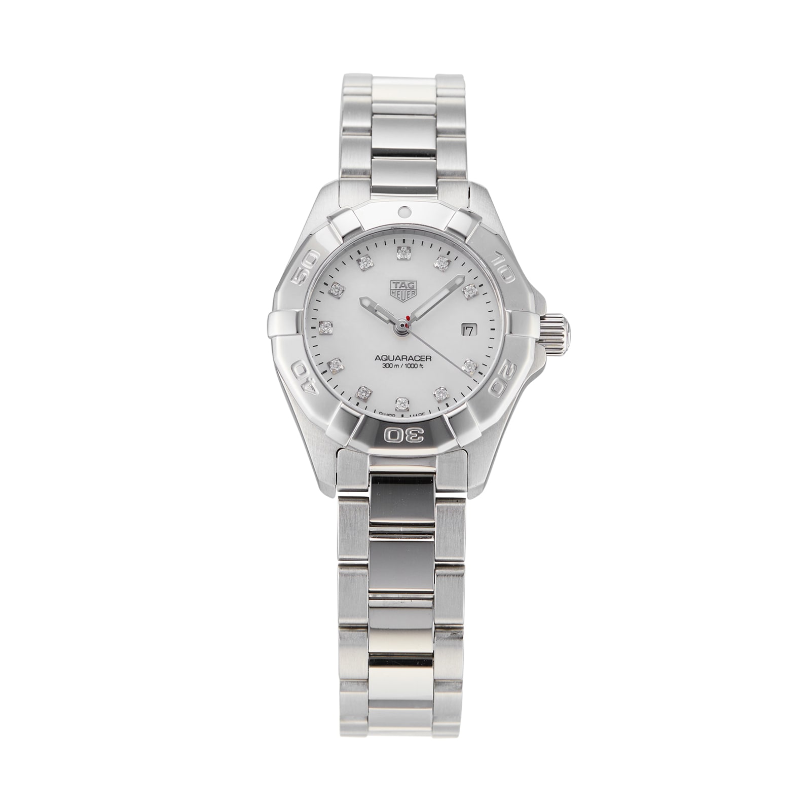 Pre Owned TAG Heuer Aquaracer Ladies Watch WBD1414.BA0741