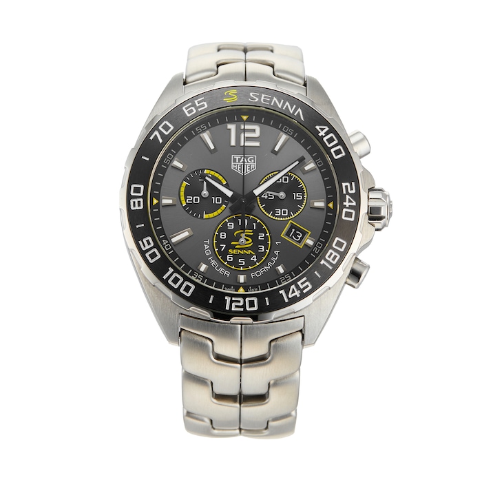 Pre-Owned TAG Heuer Formula 1 X Senna Chronograph Special Edition Mens Watch CAZ101AF.BA0637