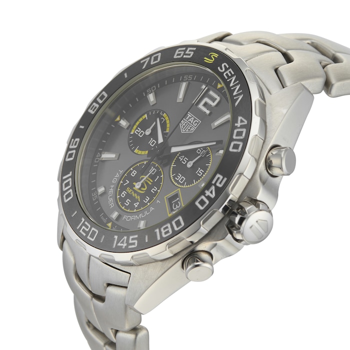 Pre-Owned TAG Heuer Formula 1 X Senna Chronograph Special Edition Mens Watch CAZ101AF.BA0637