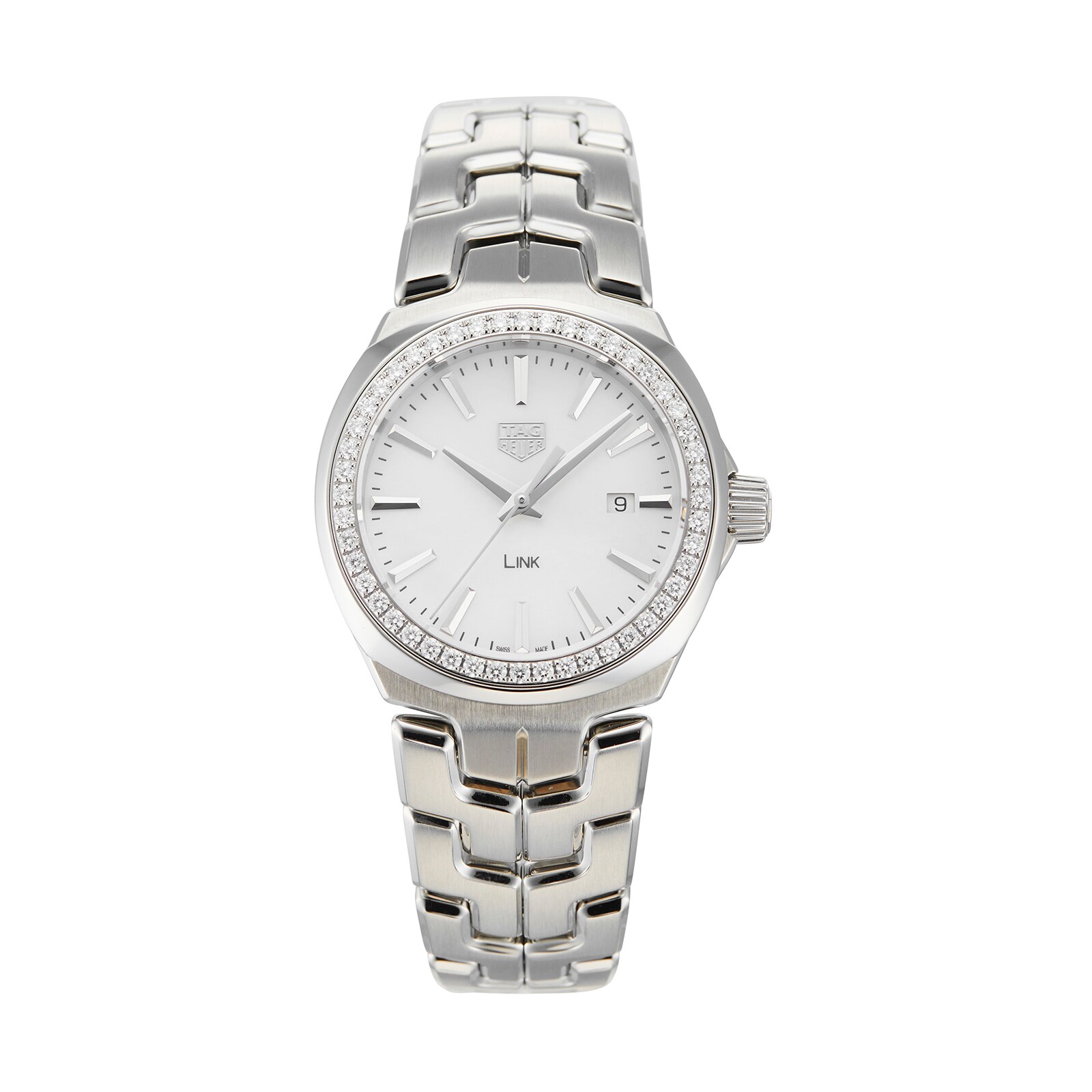 Pre-Owned TAG Heuer Pre-Owned TAG Heuer Link Ladies Watch WBC1314.BA0600 Pre-Owned TAG Heuer Pre-Owned TAG Heuer Link Ladies Watch WBC1314.BA0600