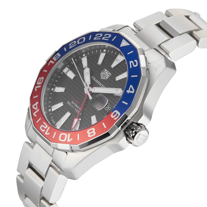 Pre-Owned TAG Heuer Aquaracer Calibre 7 GMT Mens Watch WAY201F.BA0927