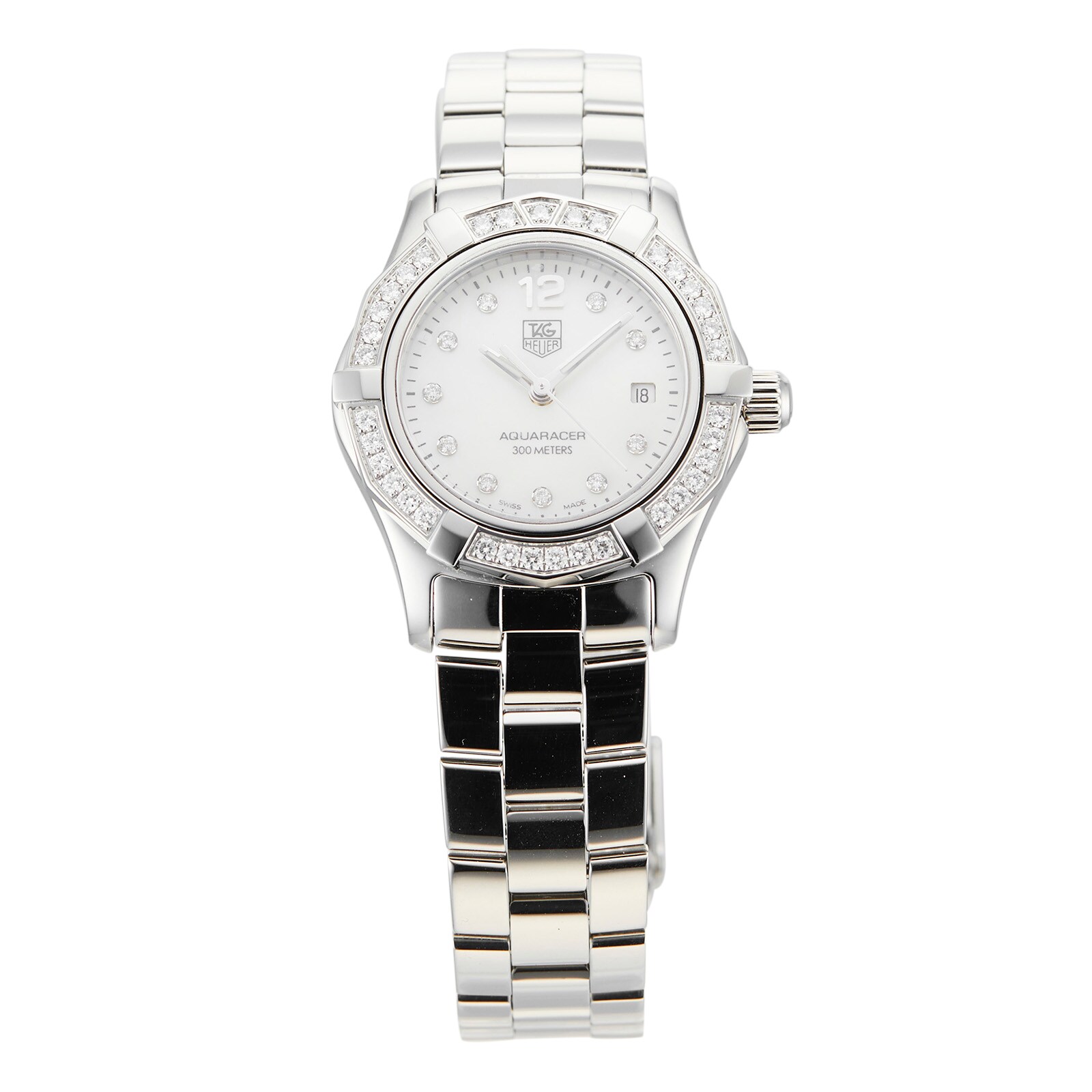 Pre-Owned TAG Heuer Pre-Owned TAG Heuer Aquaracer Ladies Watch WAF1416.BA0824 Pre-Owned TAG Heuer Pre-Owned TAG Heuer Aquaracer Ladies Watch WAF1416.BA0824