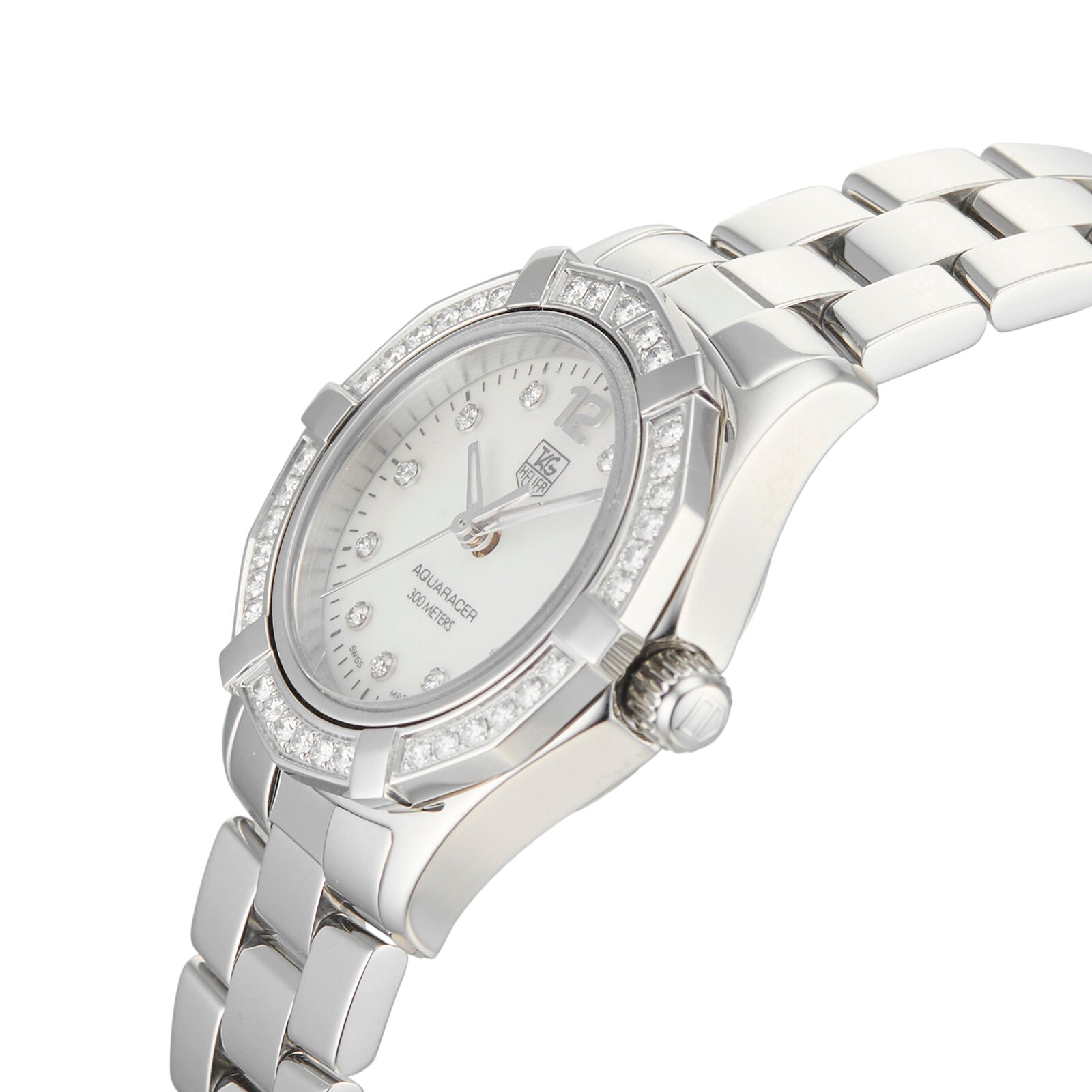 Pre-Owned TAG Heuer Pre-Owned TAG Heuer Aquaracer Ladies Watch WAF1416.BA0824 Pre-Owned TAG Heuer Pre-Owned TAG Heuer Aquaracer Ladies Watch WAF1416.BA0824