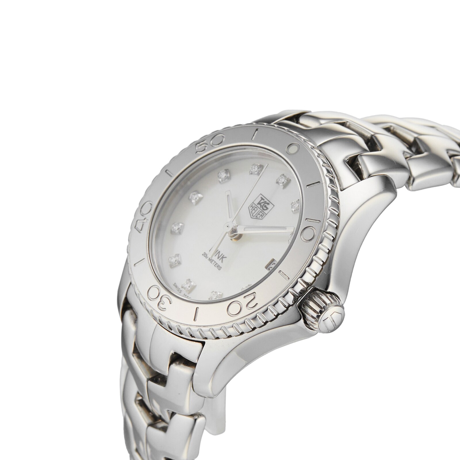Pre-Owned TAG Heuer Pre-Owned TAG Heuer Link Ladies Watch WJ1319-0 Pre-Owned TAG Heuer Pre-Owned TAG Heuer Link Ladies Watch WJ1319-0