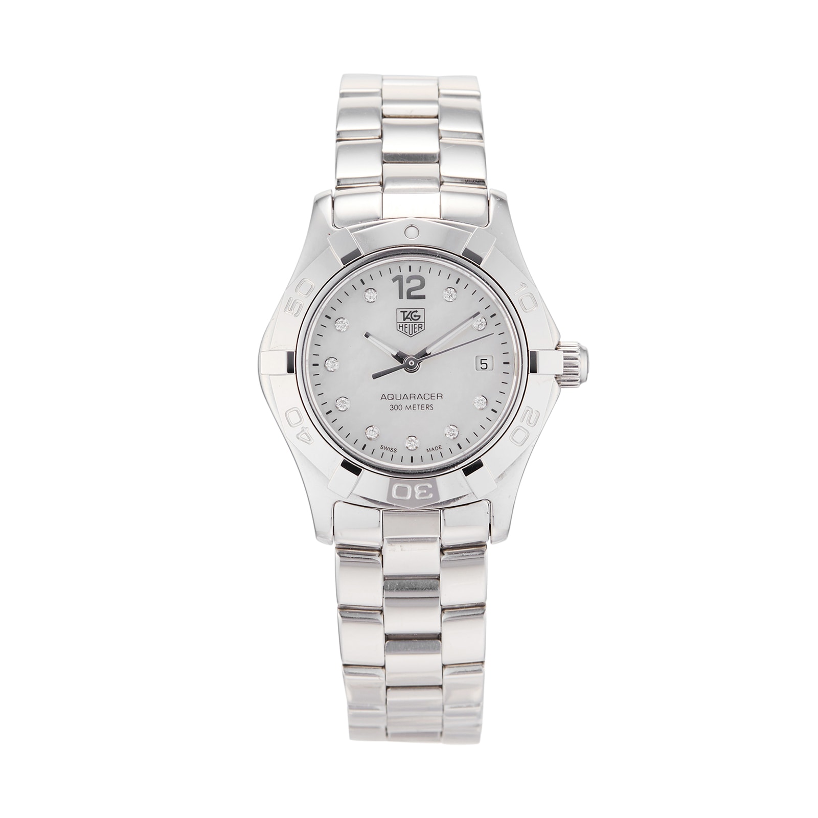 Pre-Owned TAG Heuer Aquaracer 27 Ladies Watch WAF1415.BA0813