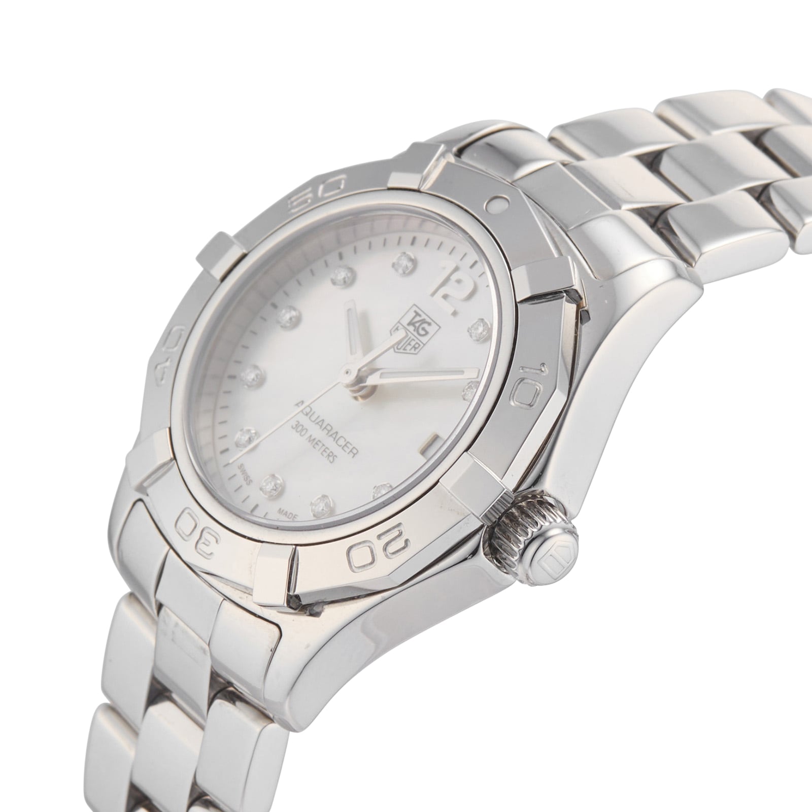 Pre-Owned TAG Heuer Aquaracer 27 Ladies Watch WAF1415.BA0813