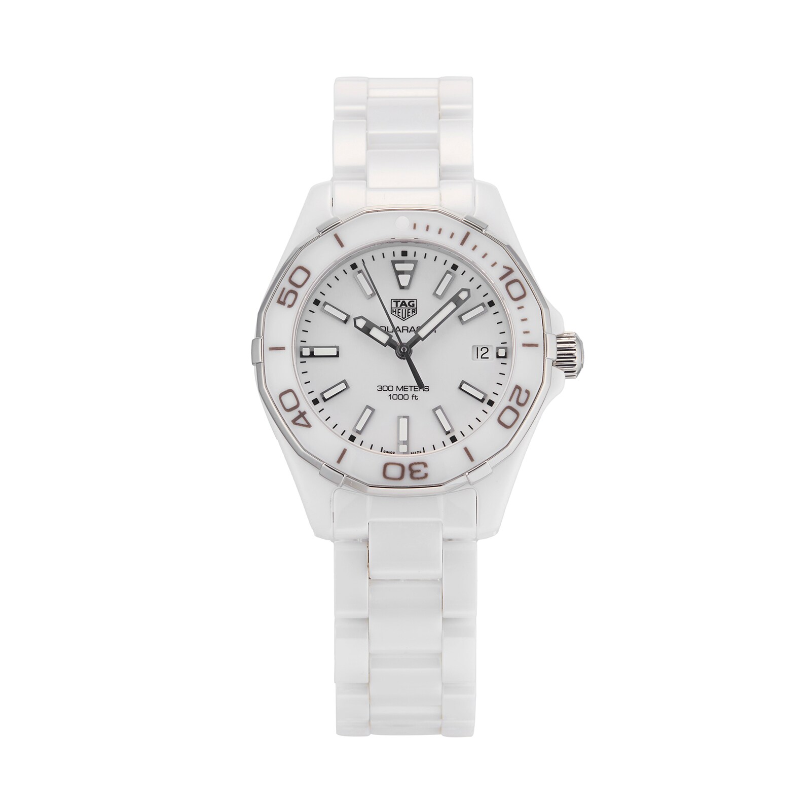 Pre-Owned TAG Heuer Pre-Owned TAG Heuer Aquaracer Ladies Watch WAY1391.BH0717 Pre-Owned TAG Heuer Pre-Owned TAG Heuer Aquaracer Ladies Watch WAY1391.BH0717