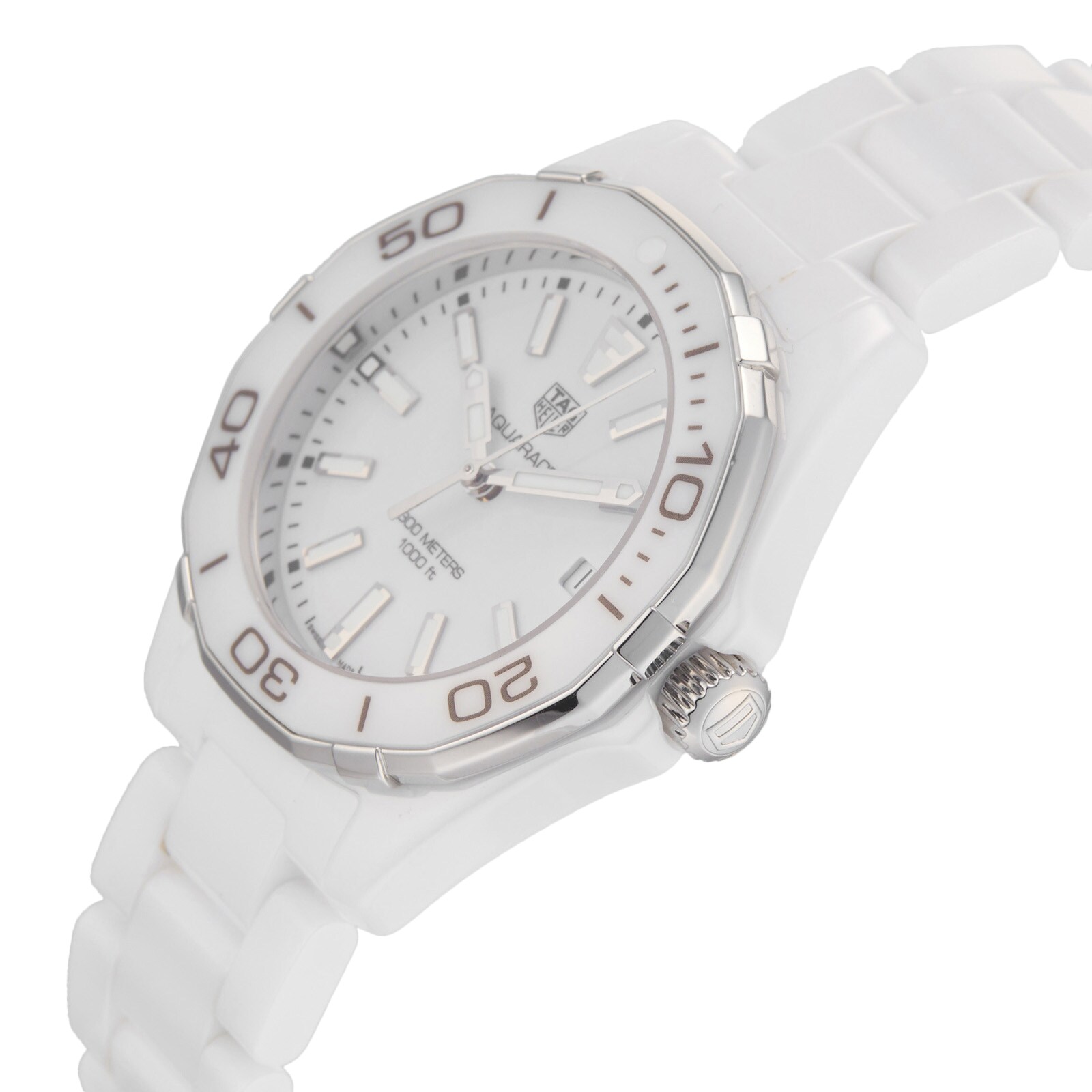 Pre-Owned TAG Heuer Pre-Owned TAG Heuer Aquaracer Ladies Watch WAY1391.BH0717 Pre-Owned TAG Heuer Pre-Owned TAG Heuer Aquaracer Ladies Watch WAY1391.BH0717