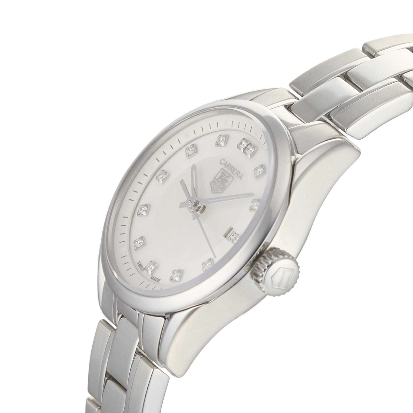 Pre-Owned TAG Heuer Pre-Owned TAG Heuer Carrera Ladies Watch WV1411.BA0793 Pre-Owned TAG Heuer Pre-Owned TAG Heuer Carrera Ladies Watch WV1411.BA0793