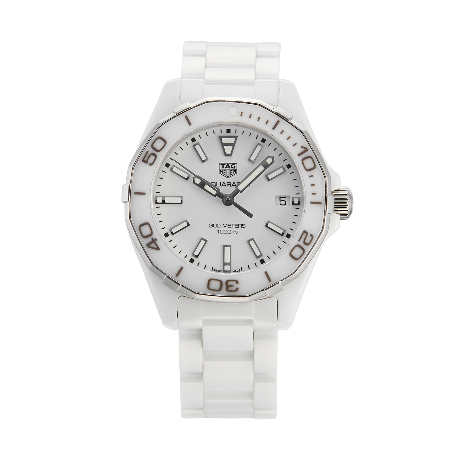 Pre-Owned TAG heuer Pre-Owned TAG Heuer Aquaracer Ladies Watch WAY1391.BH0717 Pre-Owned TAG heuer Pre-Owned TAG Heuer Aquaracer Ladies Watch WAY1391.BH0717