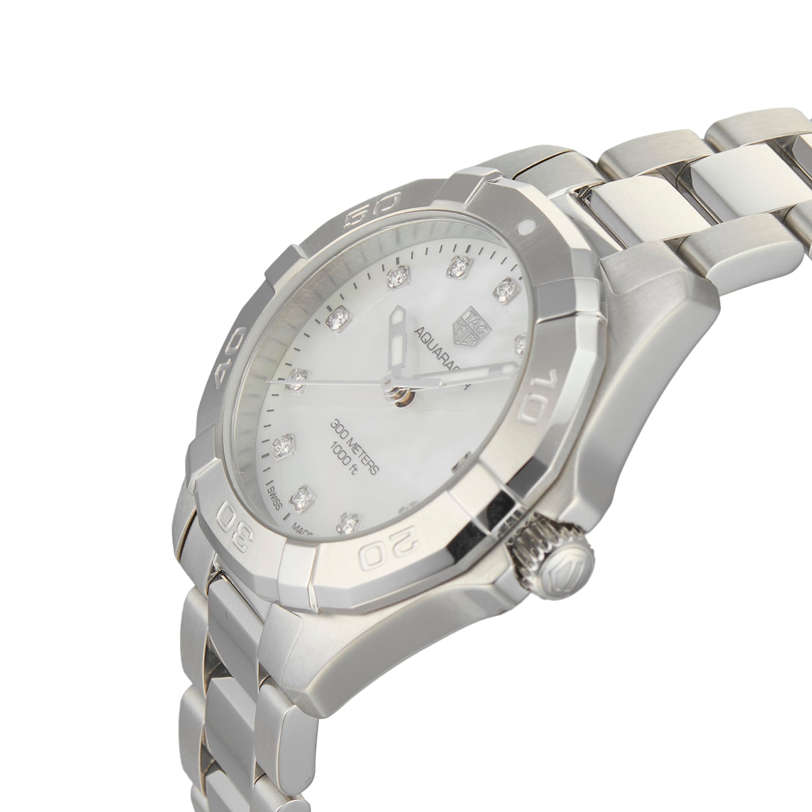 Pre-Owned TAG Heuer Pre-Owned TAG Heuer Aquaracer Ladies Watch WBD1314.BA0740 Pre-Owned TAG Heuer Pre-Owned TAG Heuer Aquaracer Ladies Watch WBD1314.BA0740