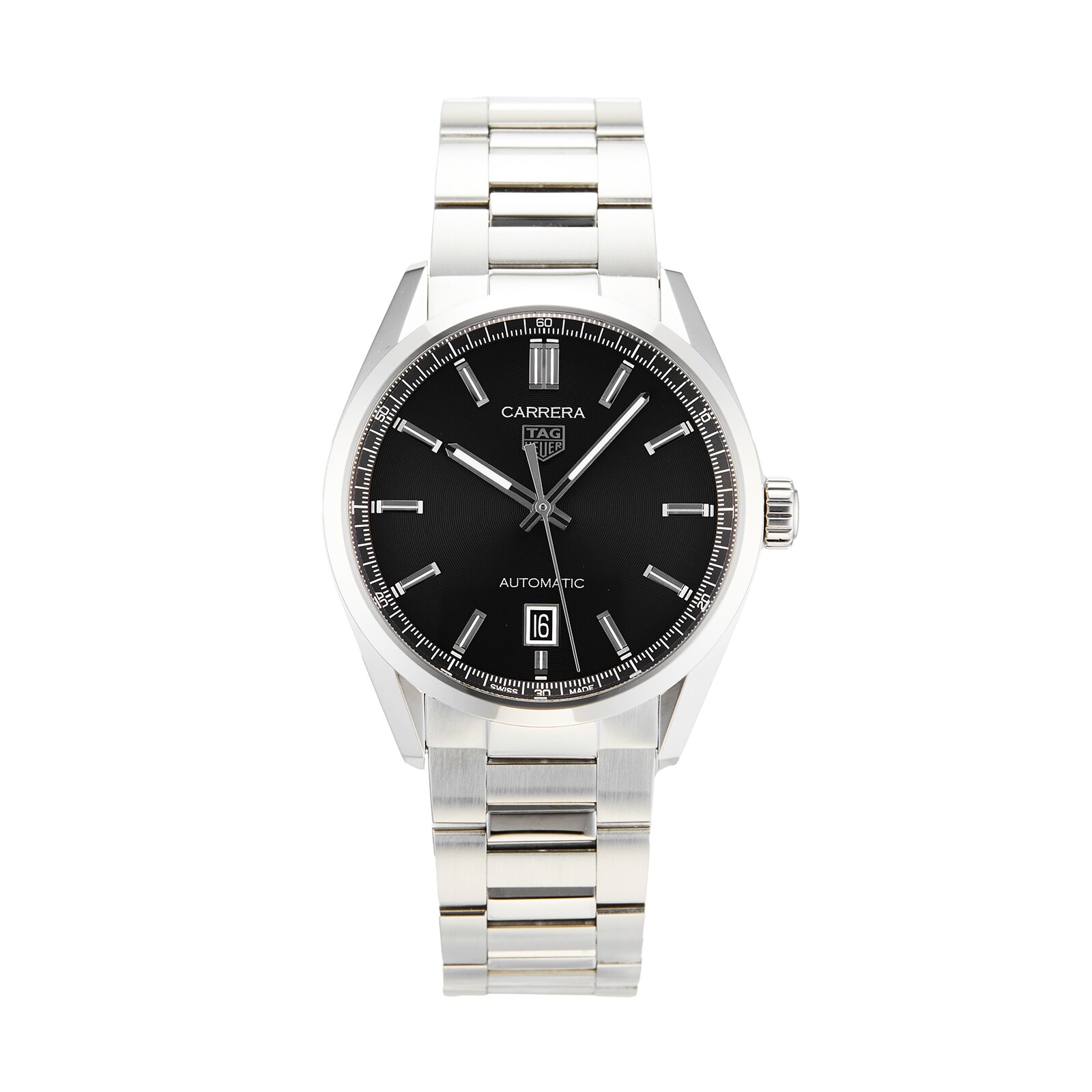 Pre-Owned TAG Heuer Pre-Owned TAG Heuer Carrera Date Mens Watch WBN2110.BA0639 Pre-Owned TAG Heuer Pre-Owned TAG Heuer Carrera Date Mens Watch WBN2110.BA0639