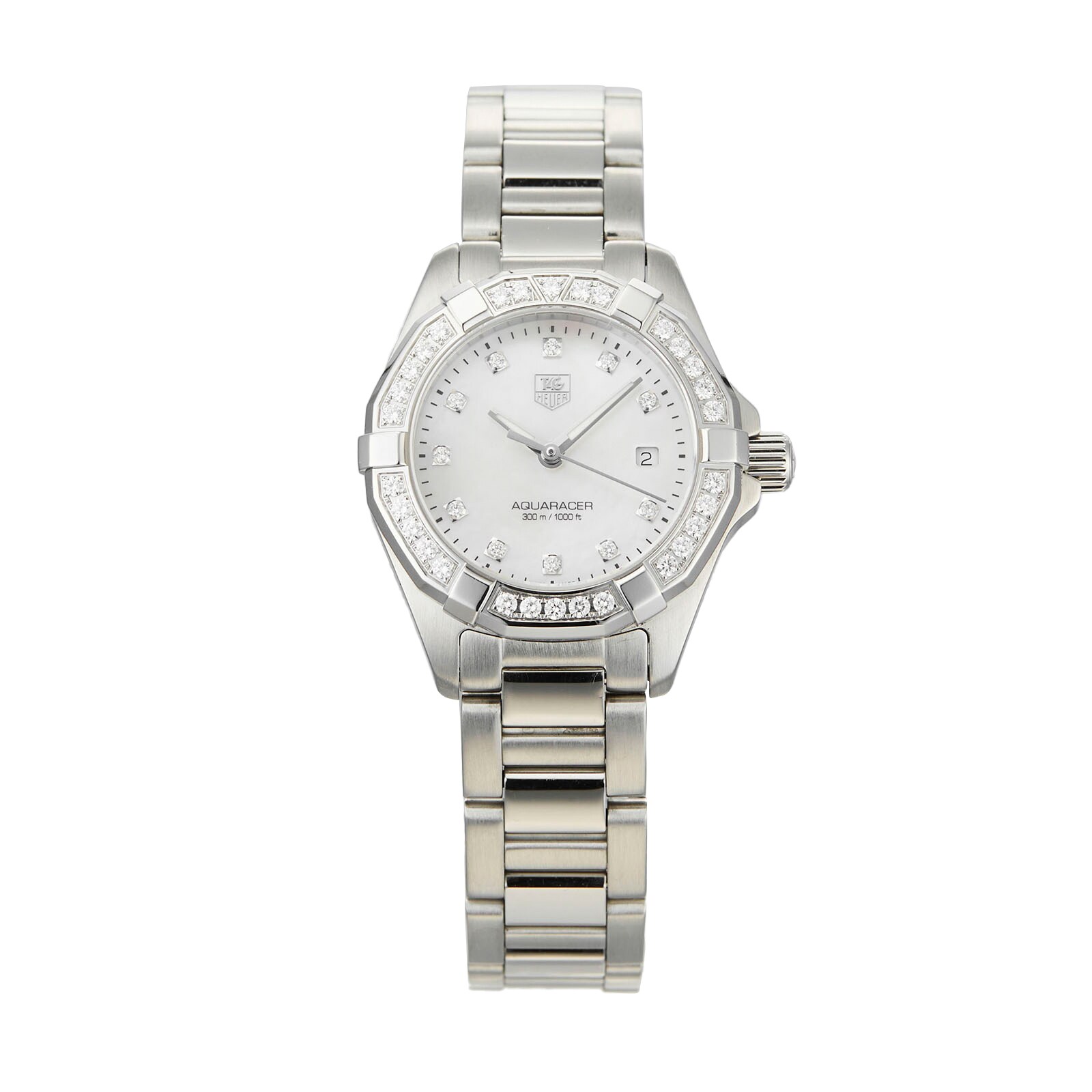 Pre-Owned TAG Heuer Pre-Owned TAG Heuer Aquaracer Ladies Watch WAY1414.BA0920 Pre-Owned TAG Heuer Pre-Owned TAG Heuer Aquaracer Ladies Watch WAY1414.BA0920