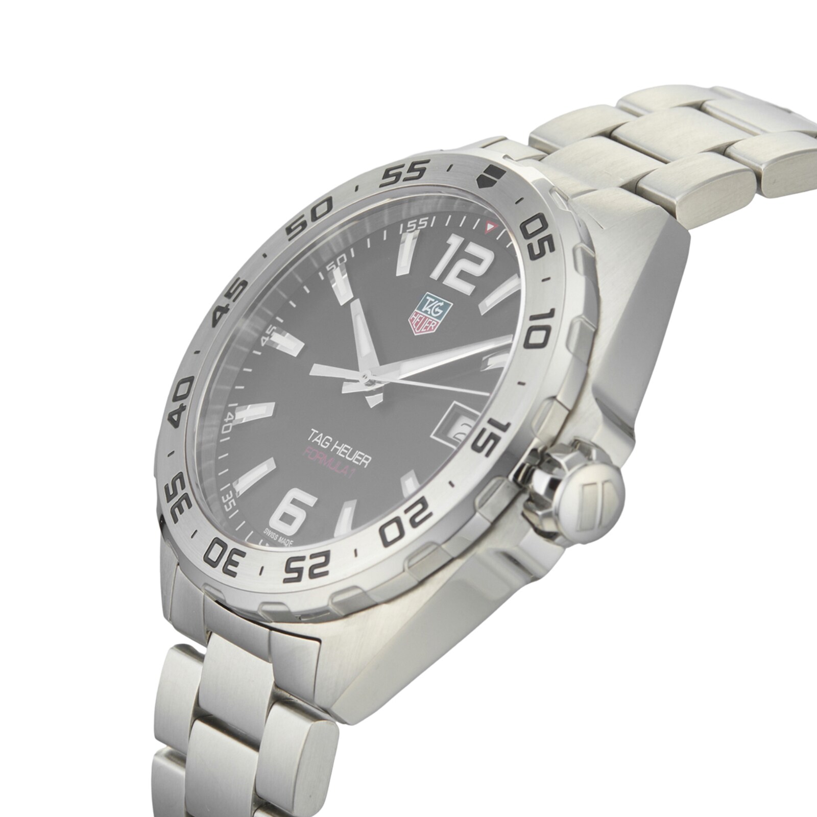 Pre-Owned TAG Heuer Pre-Owned TAG Heuer Formula 1 Date Mens Watch WAZ1112.BA0875 Pre-Owned TAG Heuer Pre-Owned TAG Heuer Formula 1 Date Mens Watch WAZ1112.BA0875