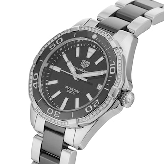 Pre-Owned TAG Heuer Aquaracer 35mm Stainless Steel WAY131G.BA0913 Pre-Owned TAG Heuer Aquaracer 35mm Stainless Steel WAY131G.BA0913