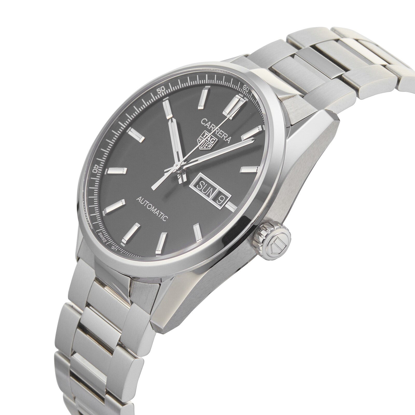 Pre-Owned TAG Heuer Carrera Day-Date WBN2010.BA0640 Pre-Owned TAG Heuer Carrera Day-Date WBN2010.BA0640
