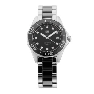 Pre-Owned TAG Heuer Aquaracer 35mm Stainless Steel and Ceramic