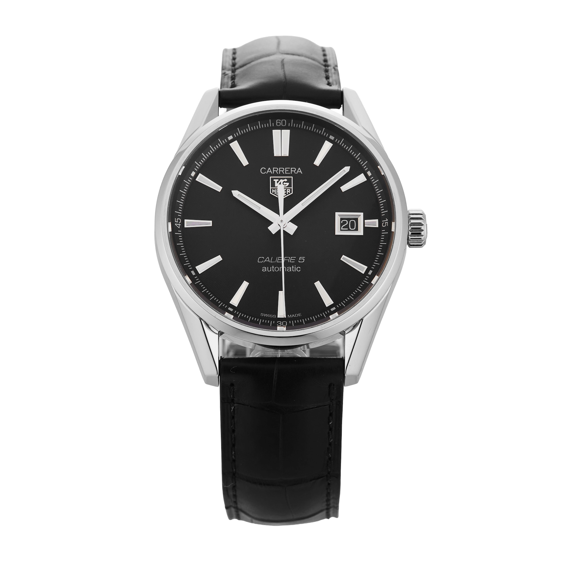 Pre-Owned TAG Heuer Carrera 39mm Stainless Steel Pre-Owned TAG Heuer Carrera 39mm Stainless Steel