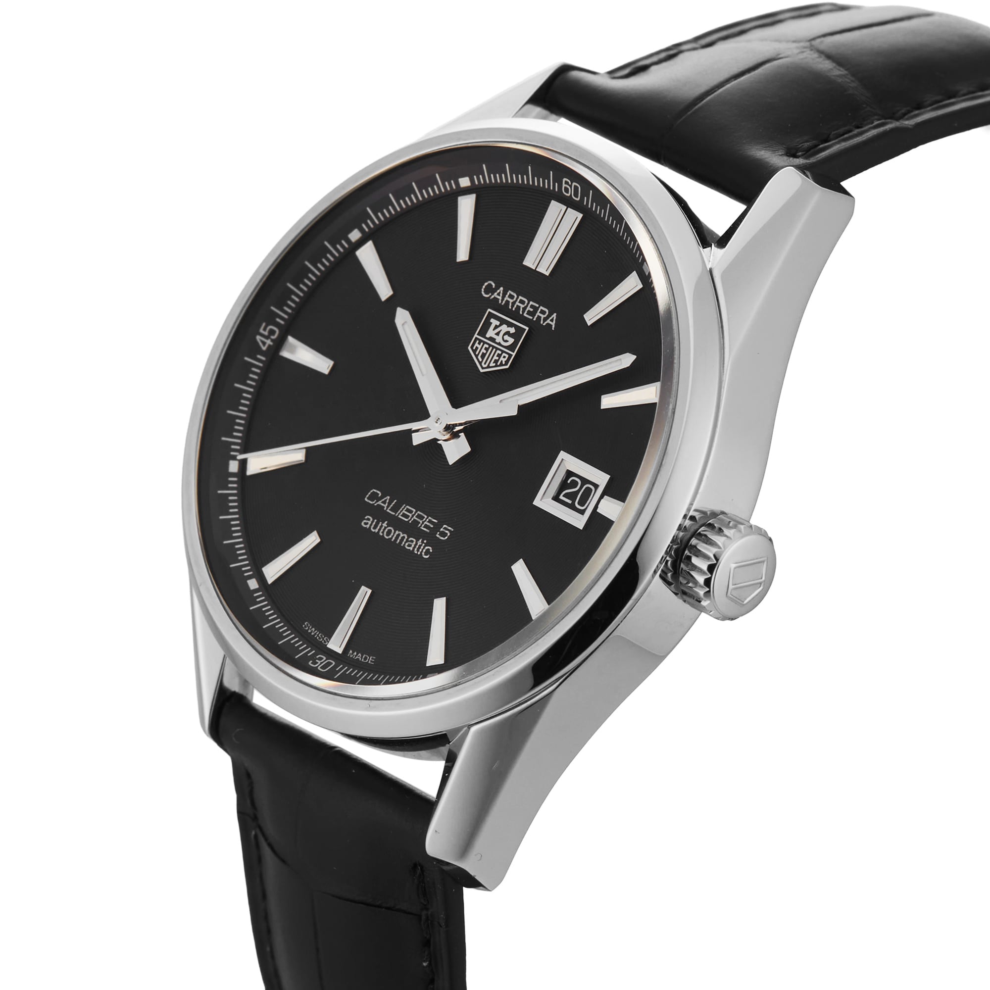 Pre-Owned TAG Heuer Carrera 39mm Stainless Steel WAR211A.FC6180
