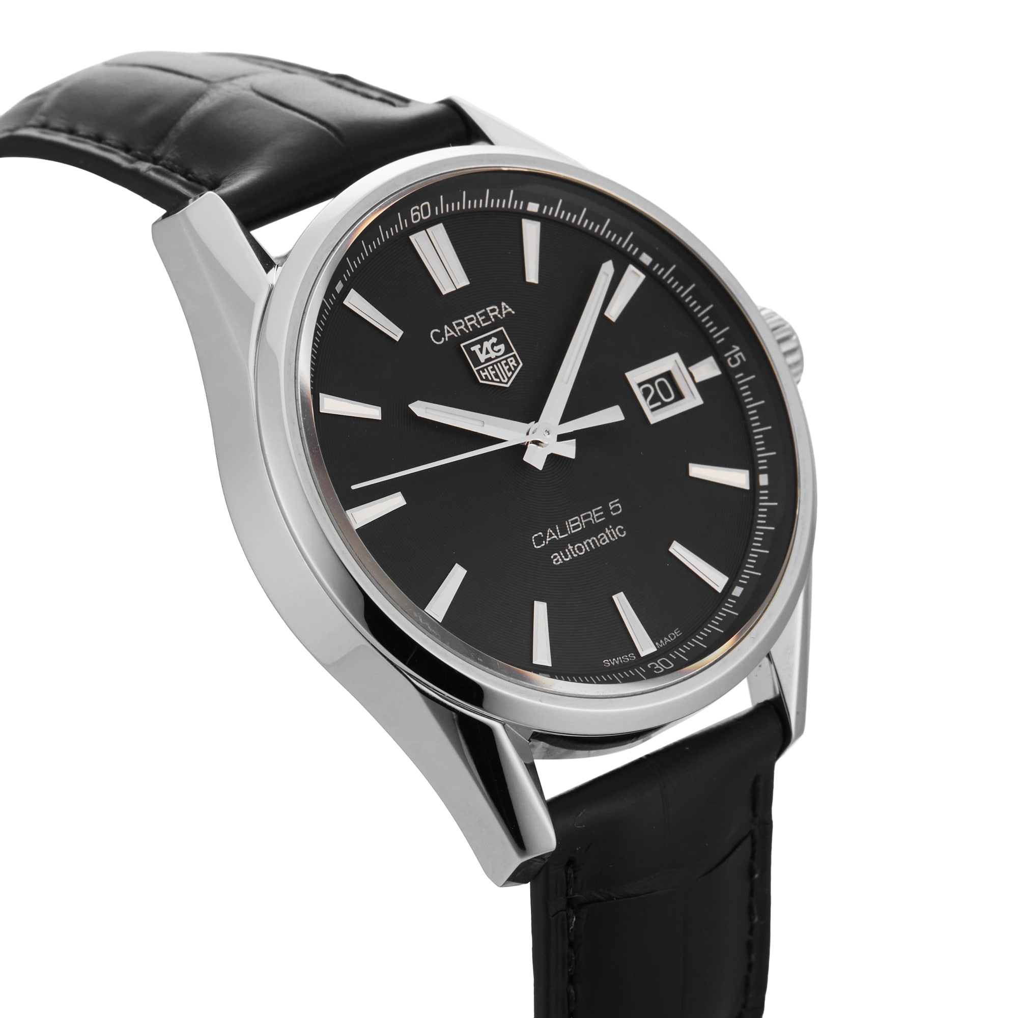 Pre-Owned TAG Heuer Carrera 39mm Stainless Steel Pre-Owned TAG Heuer Carrera 39mm Stainless Steel