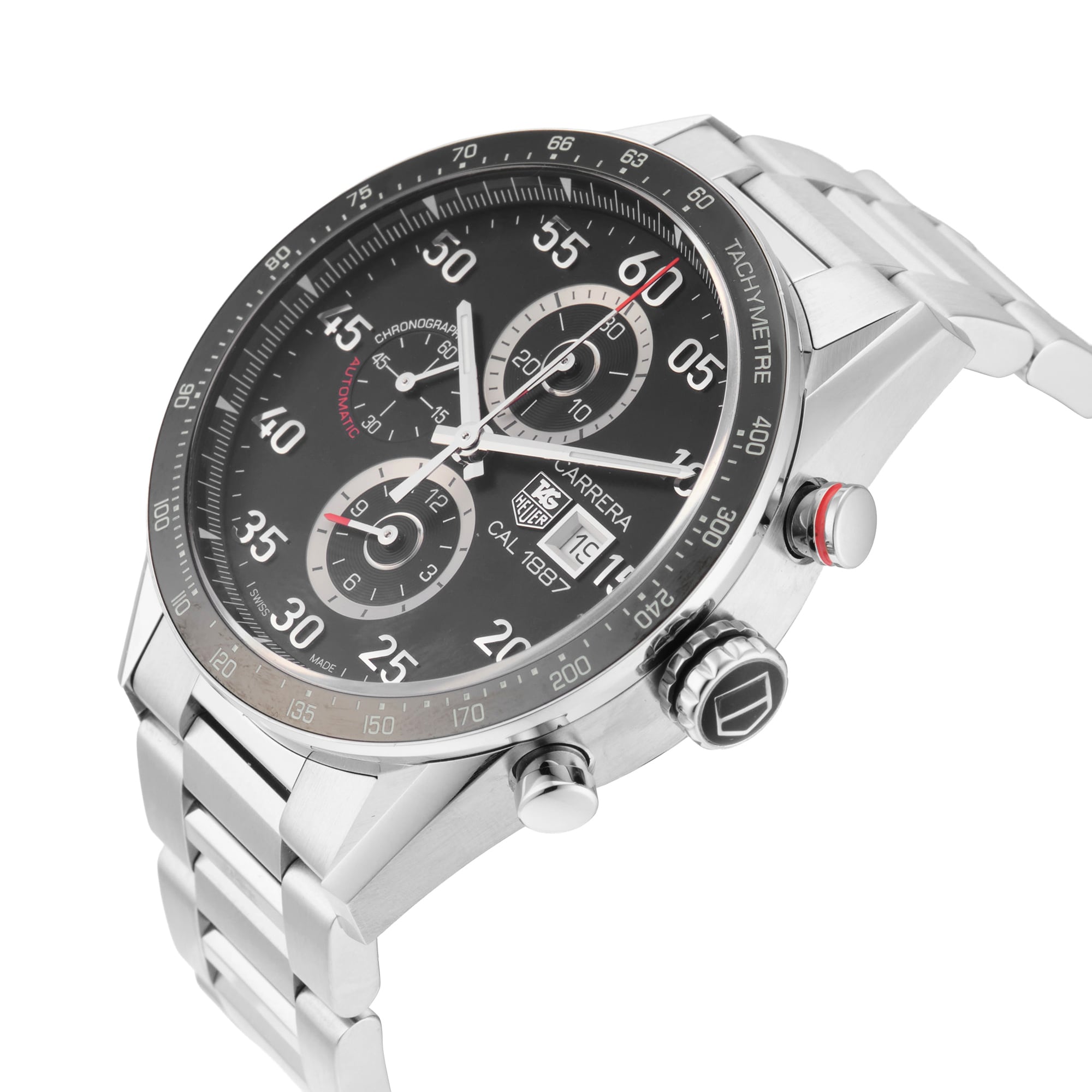 Pre-Owned TAG Heuer Pre-Owned TAG Heuer Carrera 43mm Stainless Steel CAR2A10.BA0799