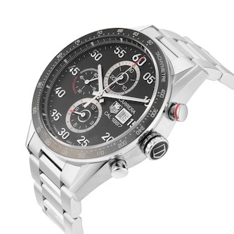Pre-Owned TAG Heuer Pre-Owned TAG Heuer Carrera 43mm Stainless Steel CAR2A10.BA0799 Pre-Owned TAG Heuer Pre-Owned TAG Heuer Carrera 43mm Stainless Steel CAR2A10.BA0799