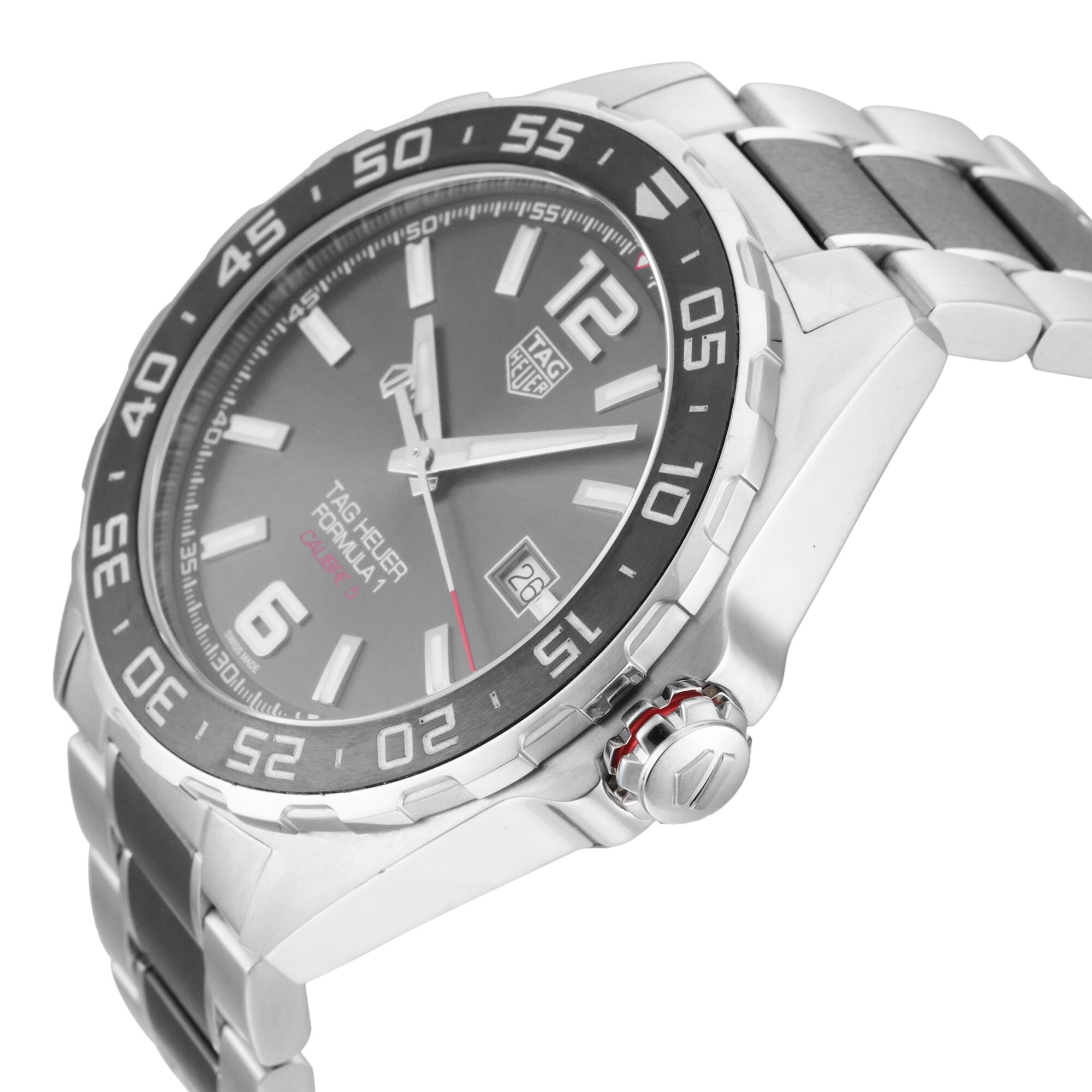 Pre-Owned TAG Heuer Formula 1 Date Automatic 43mm Stainless Steel and Ceramic Pre-Owned TAG Heuer Formula 1 Date Automatic 43mm Stainless Steel and Ceramic