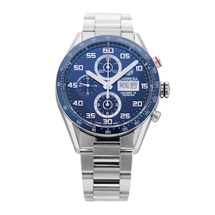 Pre-Owned TAG Heuer Carrera 43mm Stainless Steel and Ceramic