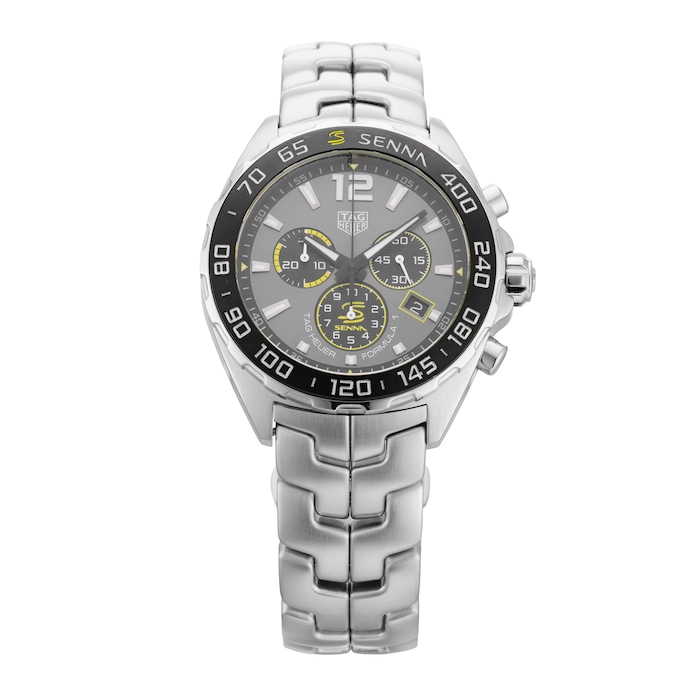 Pre-Owned TAG Heuer Formula 1 X Senna Special Edition 43mm Stainless Steel