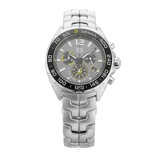 Pre-Owned TAG Heuer Formula 1 X Senna Special Edition 43mm Stainless Steel