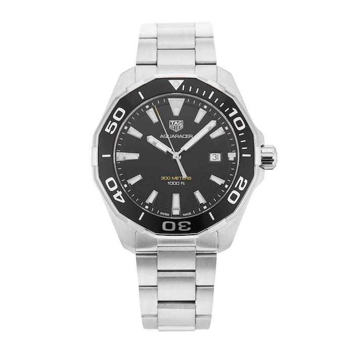 Pre-Owned TAG Heuer Aquaracer, Quartz 43mm Stainless Steel