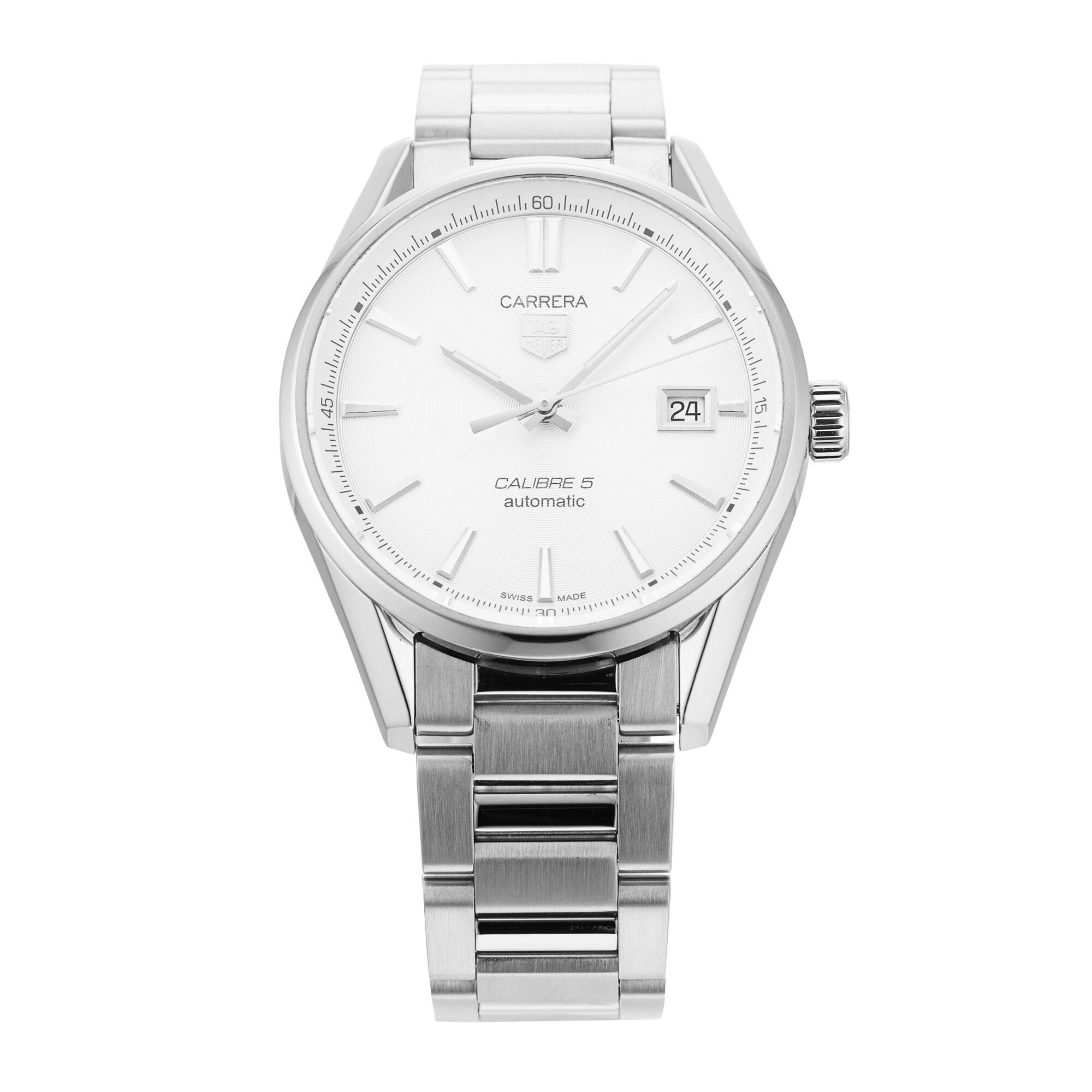 Pre-Owned TAG Heuer Carrera 39mm Stainless Steel Pre-Owned TAG Heuer Carrera 39mm Stainless Steel