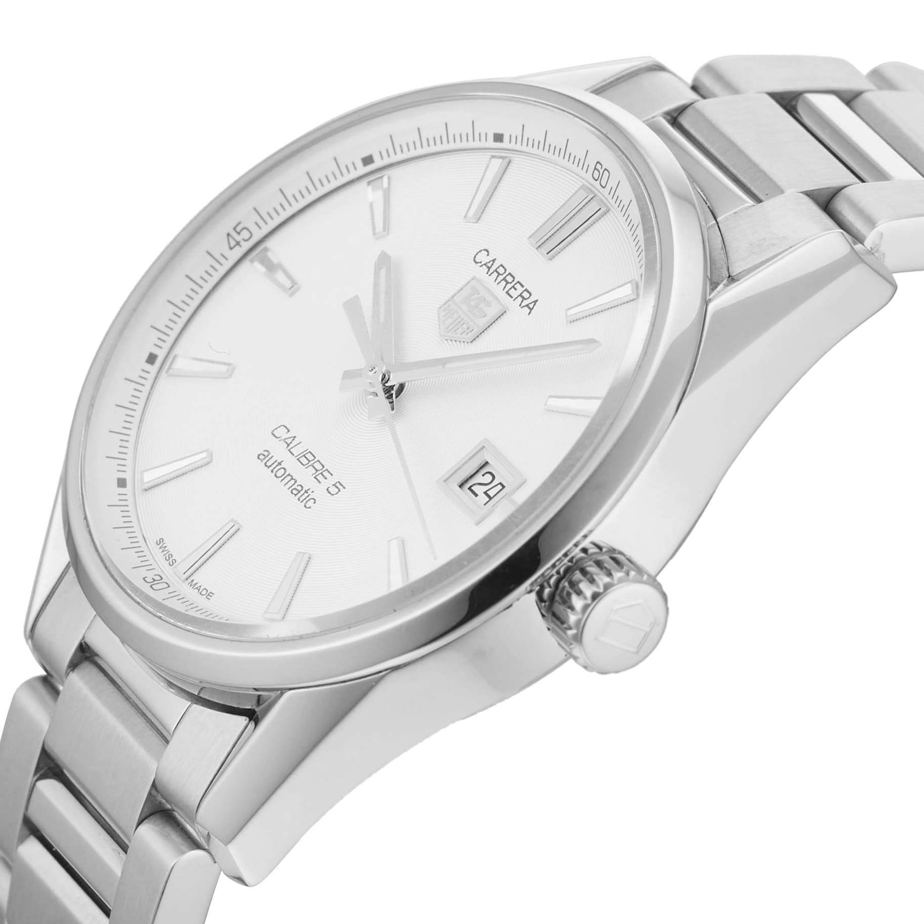 Pre-Owned TAG Heuer Carrera 39mm Stainless Steel Pre-Owned TAG Heuer Carrera 39mm Stainless Steel