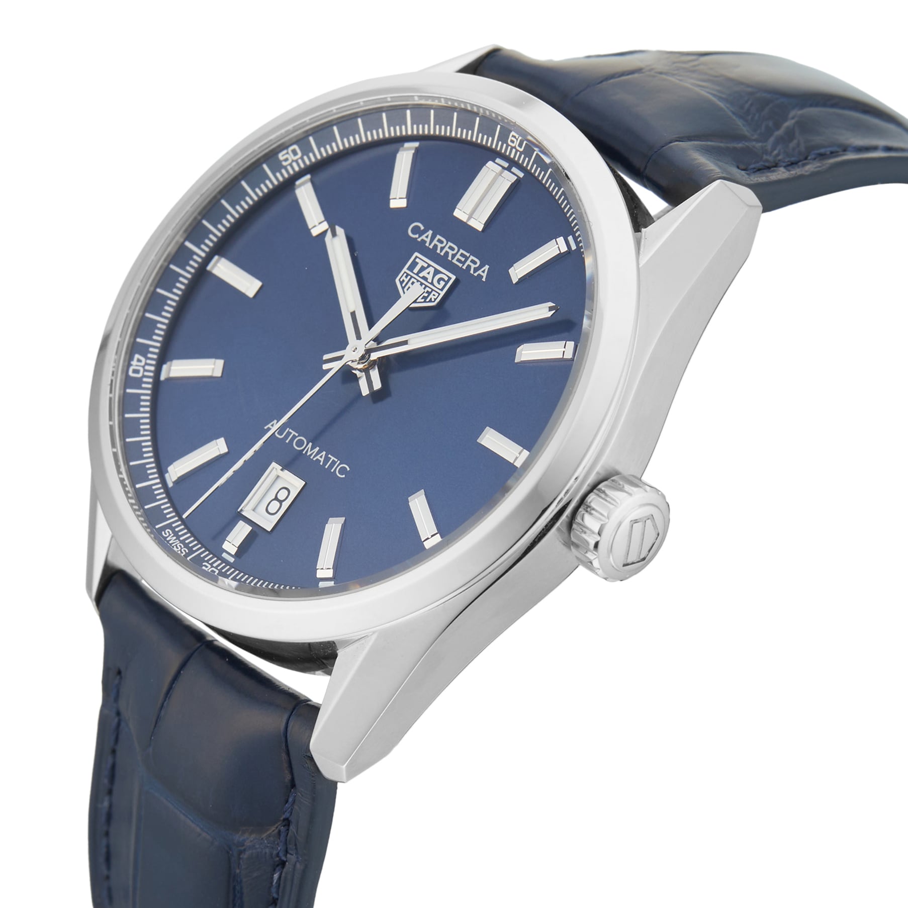 Pre-Owned TAG Heuer Carrera Date Automatic 39 mm Stainless Steel WBN2112.FC6504