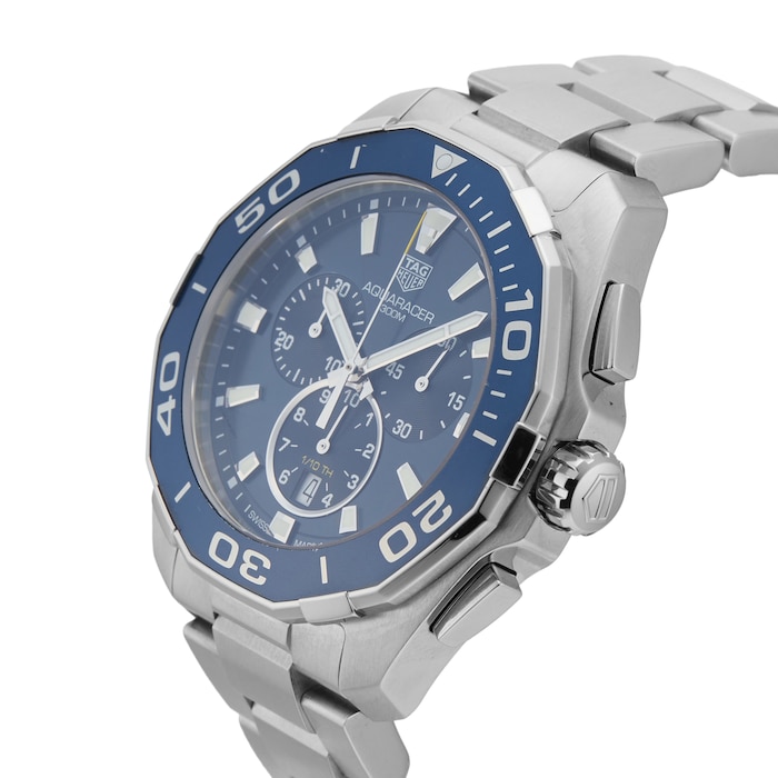 Pre-Owned TAG Heuer Aquaracer 43MM Stainless Steel CAY111B.BA0927