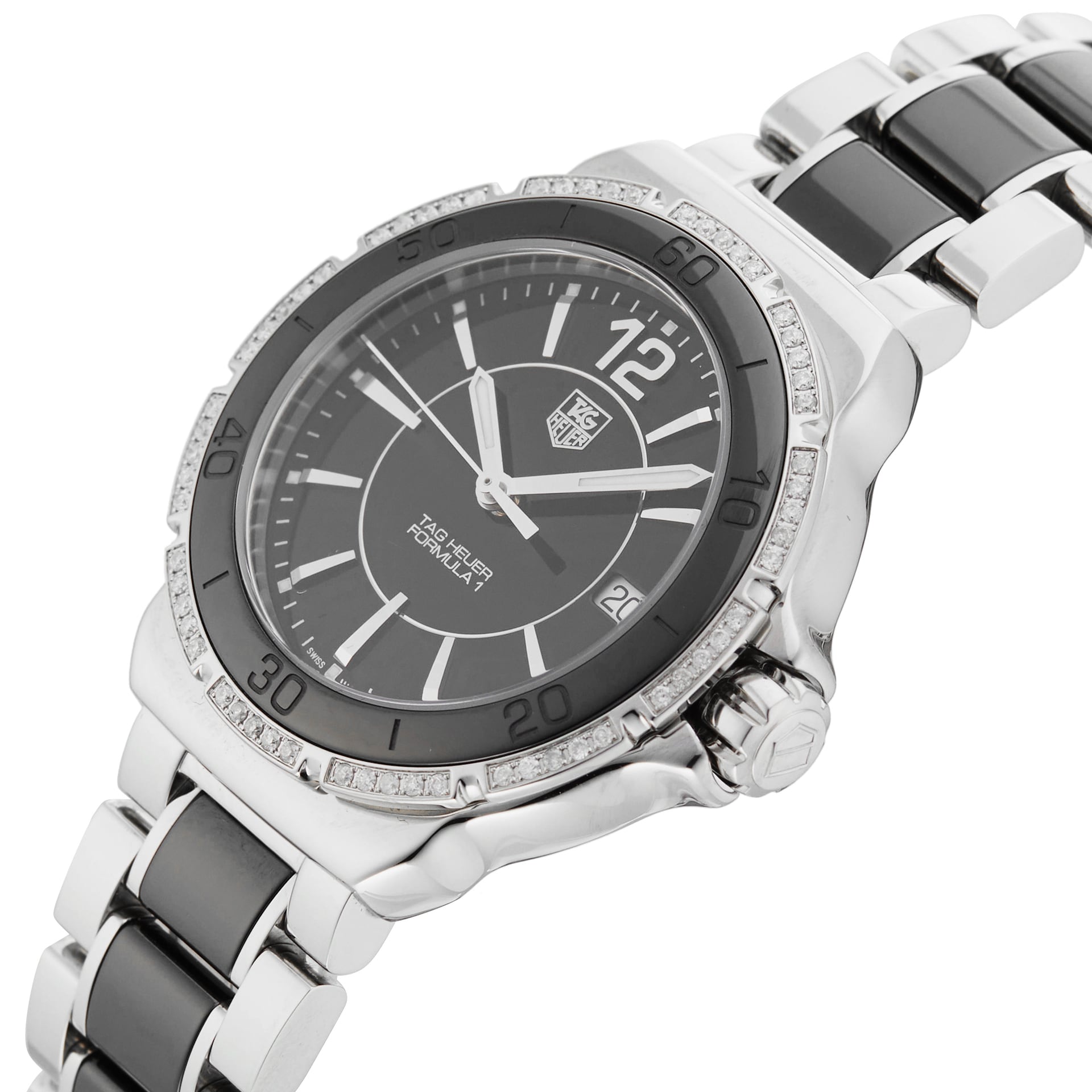 Pre-Owned TAG Heuer Formula 1 37mm Stainless Steel and Ceramic