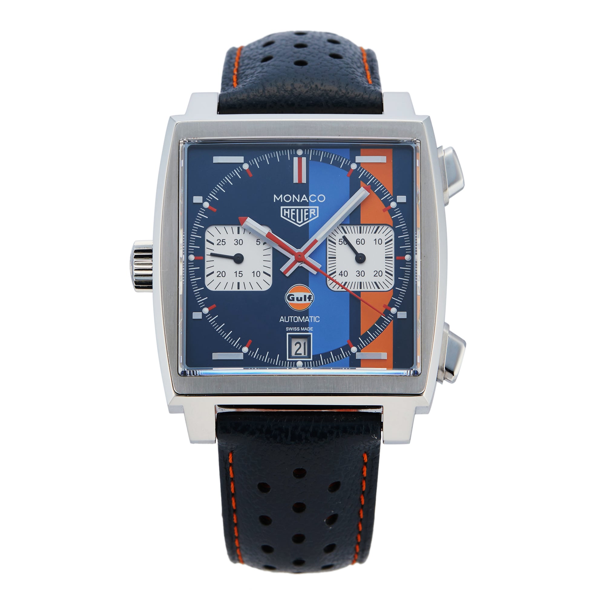 Pre-Owned TAG Heuer Monaco, Automatic 39mm, Stainless Steel CAW211R.FC6401