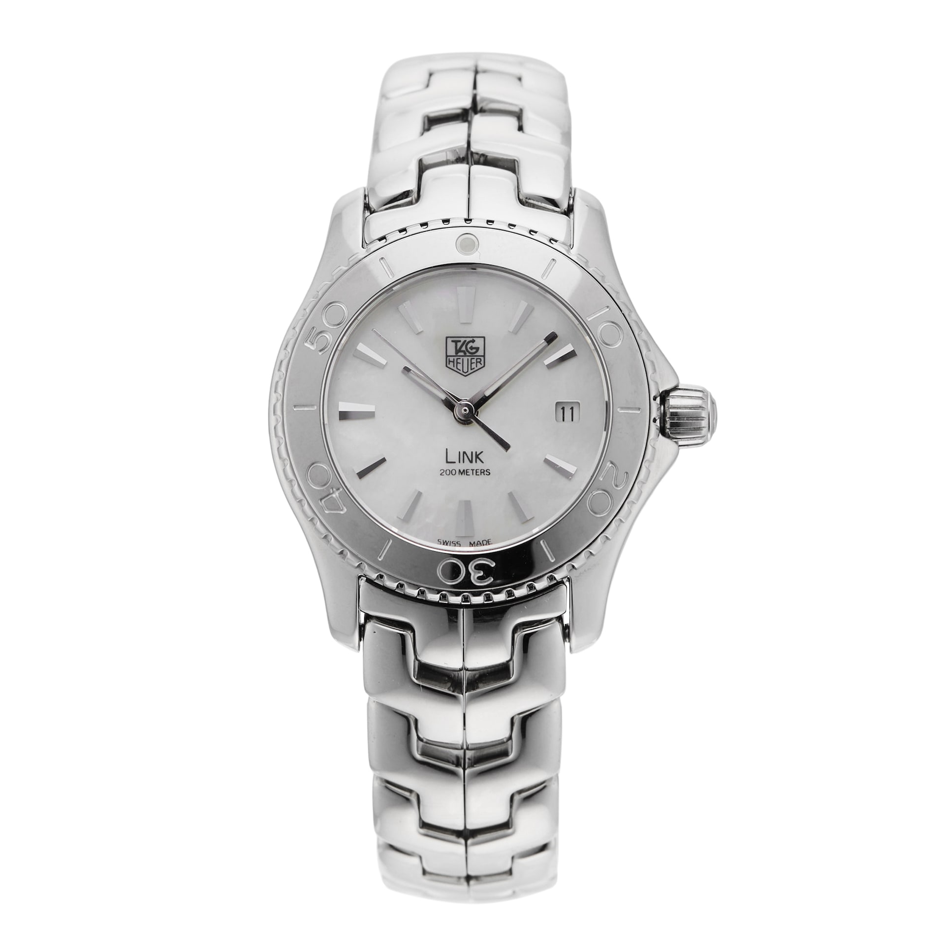 Pre-Owned TAG Heuer Link Ladies 27mm Stainless Steel