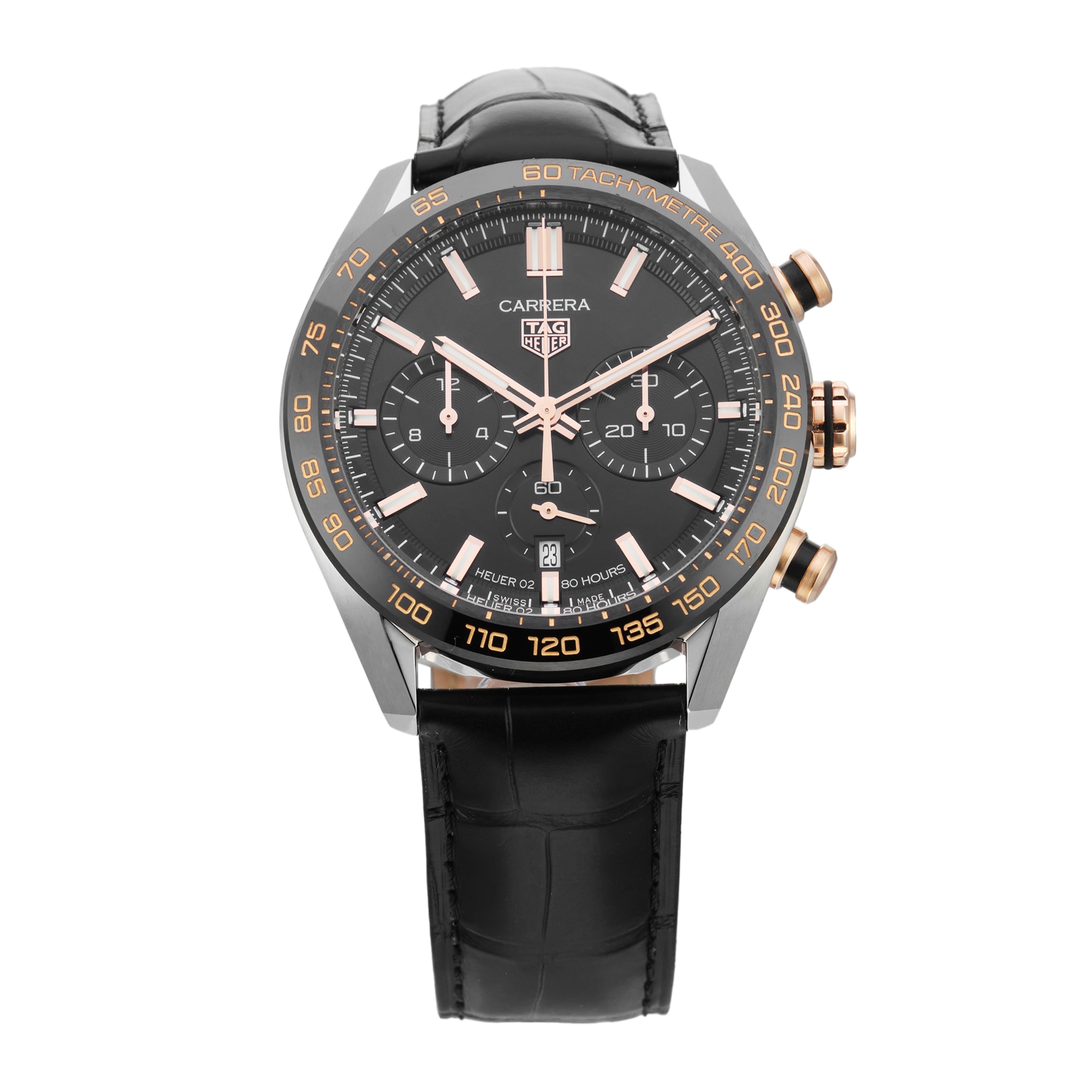 Carrera Chronograph Automatic 44mm Stainless Steel and Rose Gold