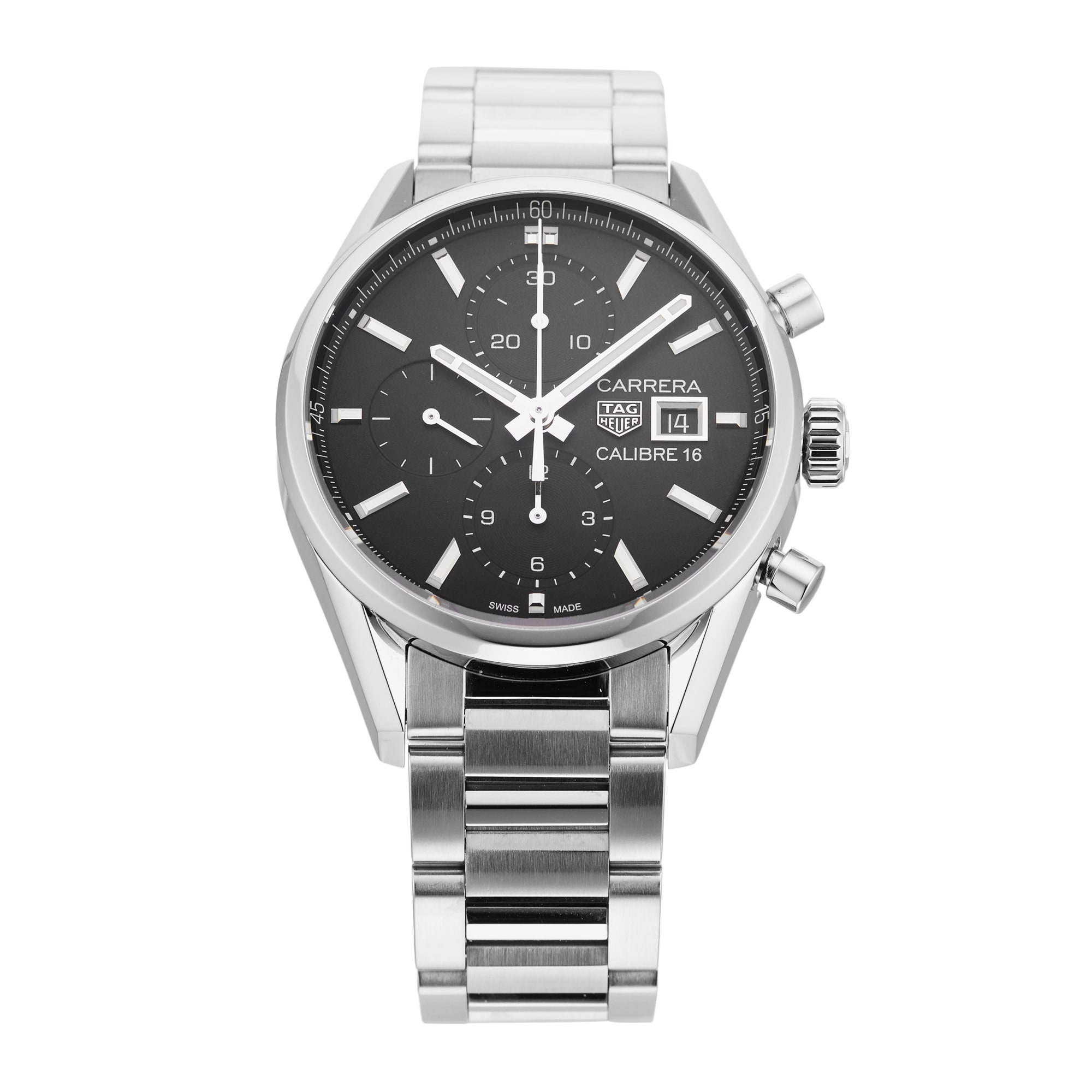 Pre-Owned TAG Heuer Carrera Chronograph 41MM Stainless Steel CBK2110.BA0715 Pre-Owned TAG Heuer Carrera Chronograph 41MM Stainless Steel CBK2110.BA0715