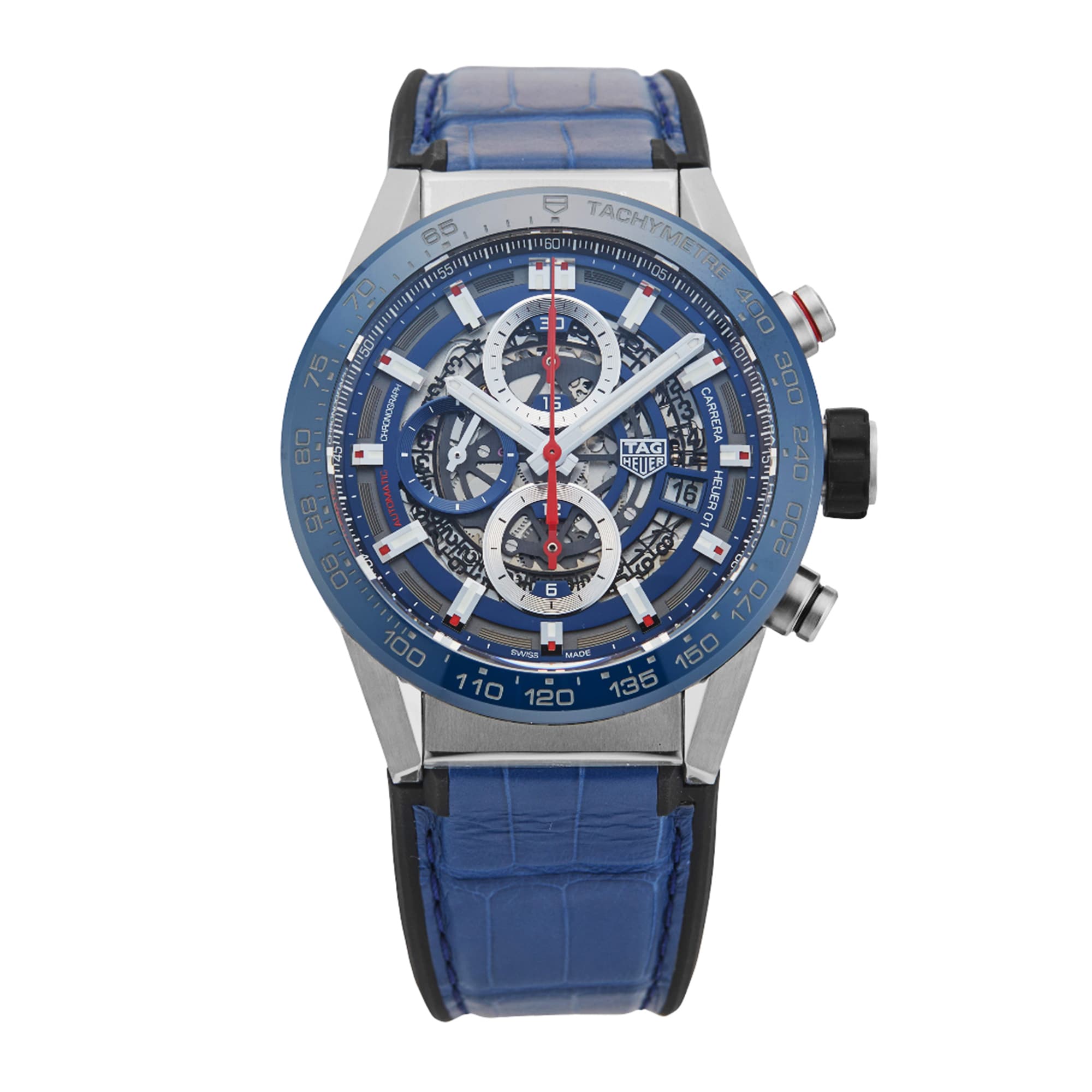 Carrera 43MM Stainless Steel and Ceramic